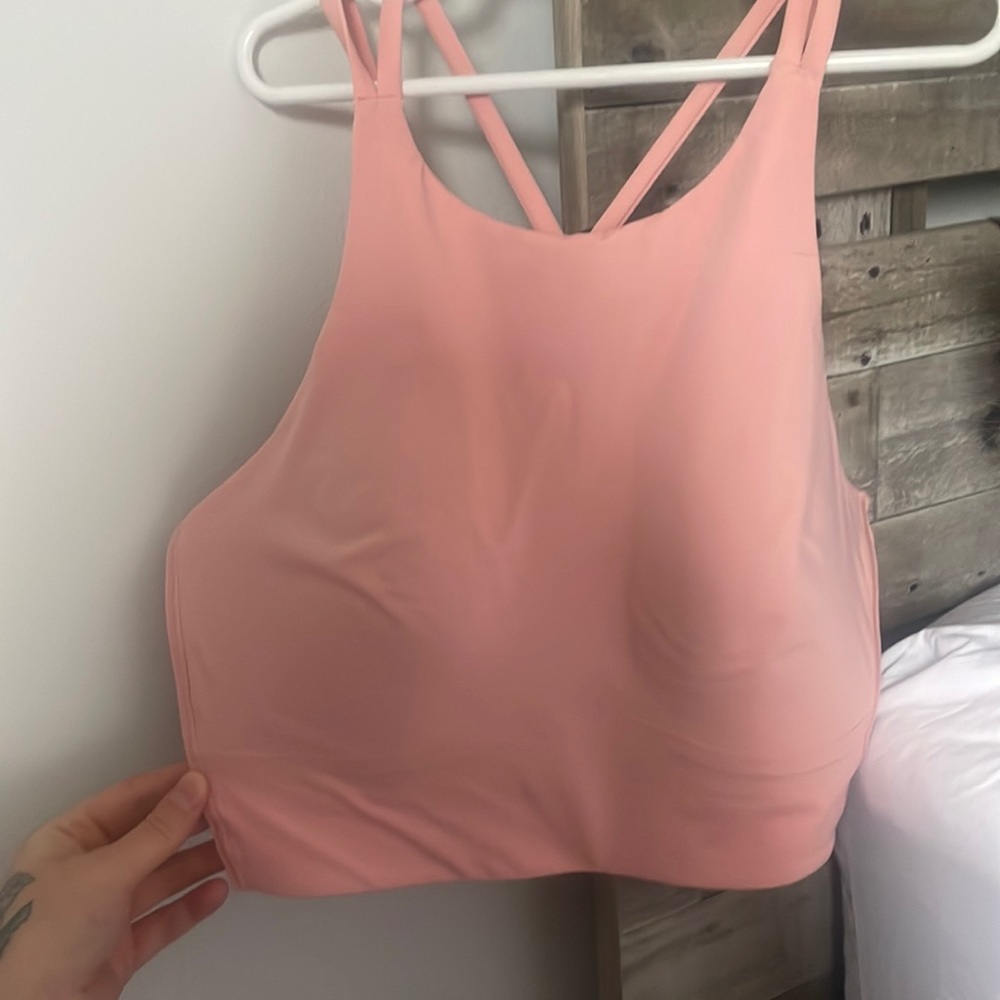 Lululemon Like a cloud high neck long line bra size 10 excellent condition!